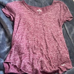 Purple Hollister shirt